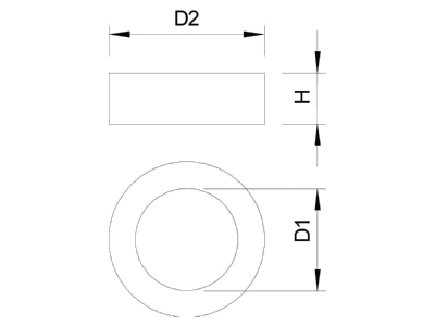 Ma�zeichnung 2 OBO 107CR VM 16 Reduzierdichteinsatz
