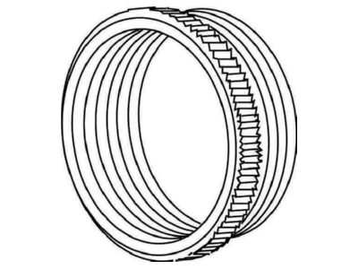 Dimensional drawing 2 Kleinhuis 44M2016 Adapter ring M16   M20 brass