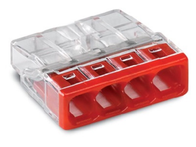 Produktbild WAGO 2273 204 Verbindungsdosenklemme 4x 0 5 2 5 rot