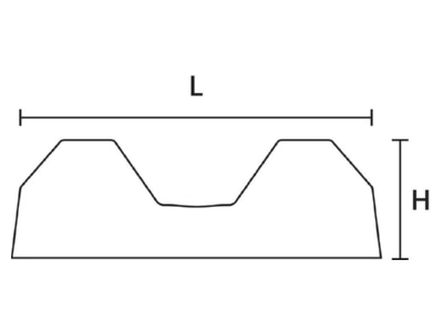 Dimensional drawing 1 Hellermann Tyton CTQM5 PA66 BK C1 Mounting element for cable tie
