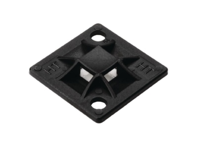 Product image Hellermann Tyton QM30A PA66 BK C1 Mounting element for cable tie
