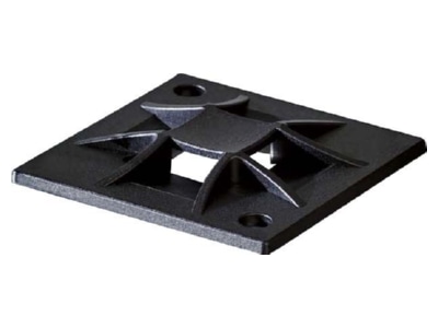 Product image Hellermann Tyton QM30 PA66 BK C1 Mounting element for cable tie
