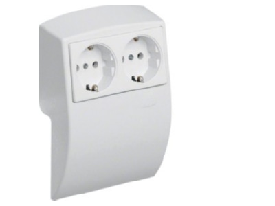 Product image 1 Tehalit L 2250 rws Socket outlet box for skirting duct
