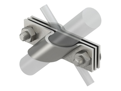Product image OBO 2760 25 V4A Connection clamp for earth rods 25 mm
