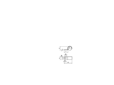 Dimensional drawing 3 OBO 822 18 A4 Mounting strap