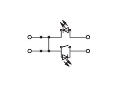 Circuit diagram WAGO 2006 1671 1000 848 Disconnect terminal block 30A 1 p 15mm