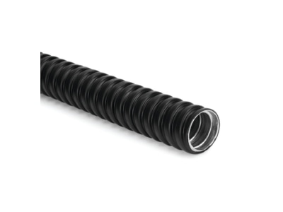 Produktbild Hellermann Tyton PCS20 GS PVC BK 10 Metallschlauch 20mm  schwarz  10m
