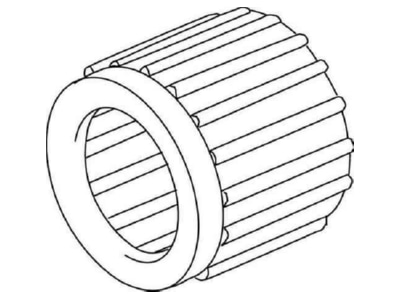 Line drawing Kleinhuis 1590M16 End spout for tube 16mm
