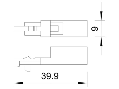 Ma�zeichnung 1 OBO LSA BF 180 LSA Basis und Feinschutz 180V