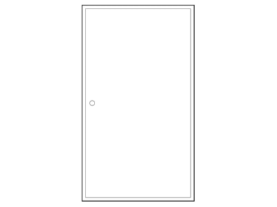 Product image Eaton ZSD G39 31 Empty meter cabinet IP30 1400x800mm
