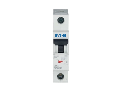 Product image front 1 Eaton FAZ S16 1 Miniature circuit breaker 1 p
