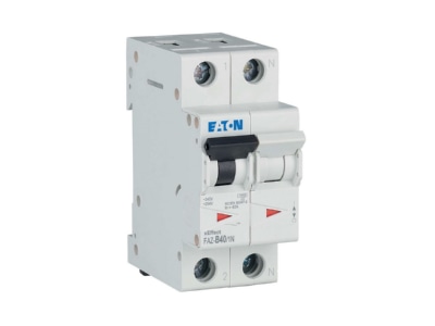 Product image view on the right 1 Eaton FAZ B40 1N Miniature circuit breaker 2 p B40A
