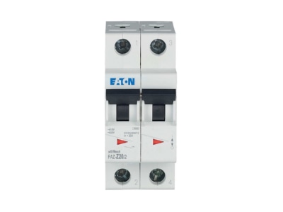 Produktbild 1 Eaton FAZ Z20 2 Leitungsschutzschalter Z 20A  2p