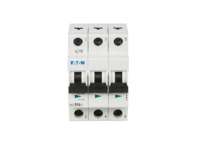 Vorderseite 1 Eaton FAZ B25 3 Leitungsschutzschalter B 25A  3p