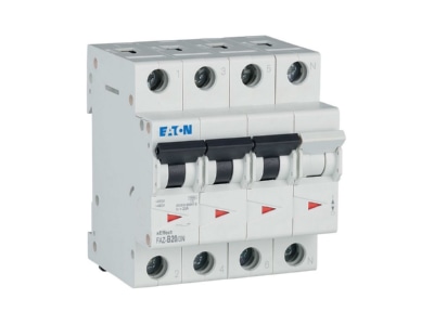 Product image view on the right 2 Eaton FAZ B20 3N Miniature circuit breaker 4 p B20A