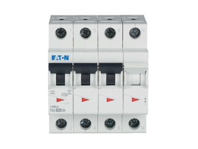 Product image 2 Eaton FAZ B20 3N Miniature circuit breaker 4 p B20A
