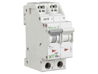 Product image Eaton PLI D8 1N Miniature circuit breaker 2 p D8A
