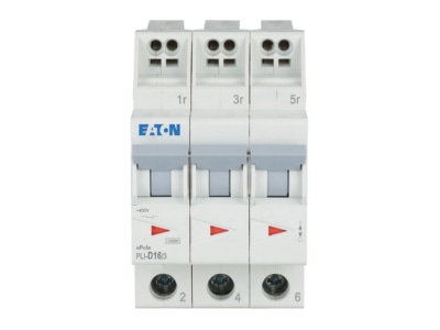 Vorderseite Eaton PLI D16 3 Leitungsschutzschalter D 16A  3p Steckkl 