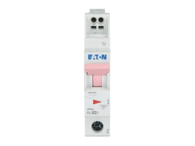 Produktbild 3 Eaton PLI B2 1 Leitungsschutzschalter B 2A  1p Steckkl 