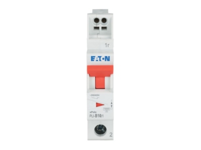 Produktbild 3 Eaton PLI B10 1 Leitungsschutzschalter B 10A  1p Steckkl 
