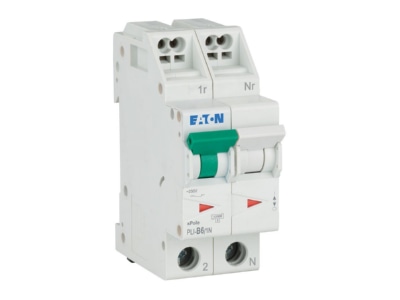 Produktbild 1 Eaton PLI B6 1N Leitungsschutzschalter B 6A  1p N Steckkl 