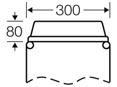 Mazeichnung Hensel Mi FM 63 Anbauflansch 3xM40 50 63