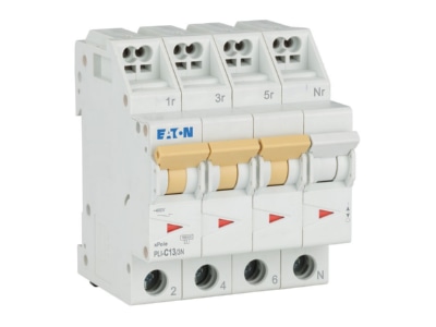 Ansicht rechts Eaton PLI C13 3N Leitungsschutzschalter C 13A  3p N Steckkl 