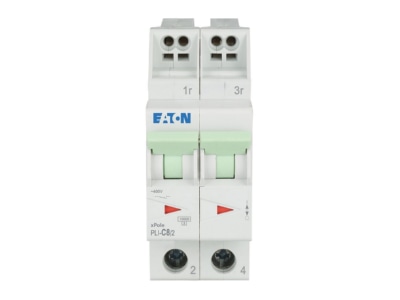 Vorderseite Eaton PLI C8 2 Leitungsschutzschalter C 8A  2p Steckkl 