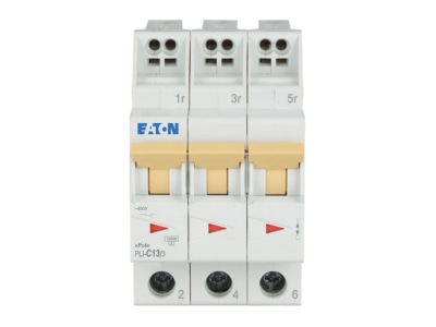 Vorderseite Eaton PLI C13 3 Leitungsschutzschalter C 13A  3p Steckkl 