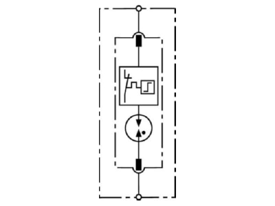 Circuit diagram 1 Dehn DGP C S Surge protection for power supply
