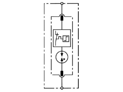 Circuit diagram 2 Dehn DGP C S Surge protection for power supply
