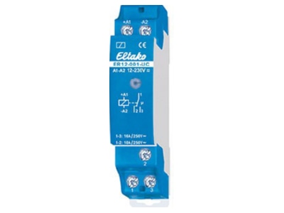 Produktbild 1 Eltako ER12 001 UC Steuerrelais 1 Wechsler  auch als Koppelrelais einsetzbar  potentialfrei  16A 250V 