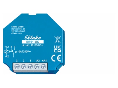 Produktbild 2 Eltako ER61 UC Schaltrelais 1W pot frei 10A 250V