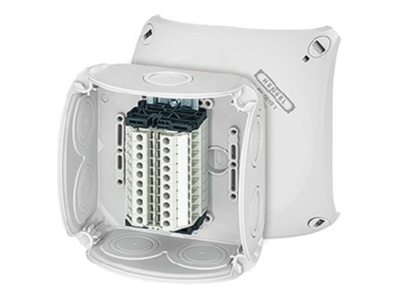 Produktbild Hensel RK 0610 T Reihenklemmenkasten 1 5 4qmm  10 Klemmen