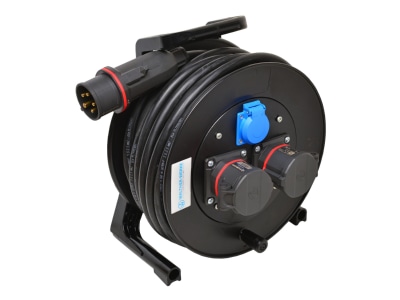 Produktbild 1 Walther 39100502250320 Kabeltrommel 400V  1 Schuko   25m