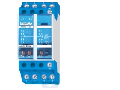 Product image 1 Eltako XR12 400 230V Installation contactor 4 NO  0 NC
