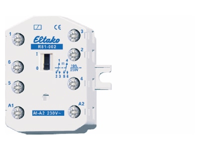 Produktbild 2 Eltako R81 002 230V Schaltrelais f EB AP 2U 10A