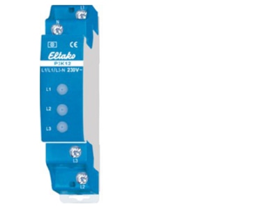 Produktbild 2 Eltako P3K12 230V Phasenkontrolleuchte 3xLED rt
