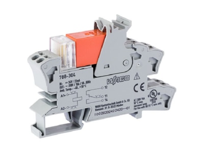 Produktbild WAGO 788 304 Stecksockel mit Relais 1W  24V DC 16A 