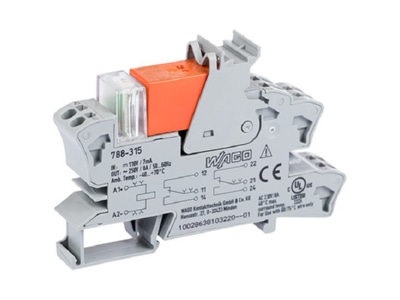 Product image WAGO 788 315 Switching relay DC 110V 8A
