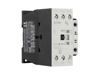 Ansicht rechts 1 Eaton DILM25 10 RDC24  Leistungsschuetz 1S 11kW 400V DC