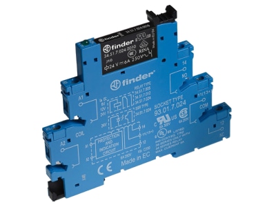Produktbild Finder 38 51 7 006 5050 Koppelrelais 6 2mm 1W 6VDC