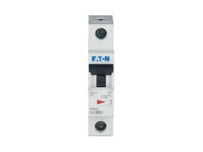 Product image Eaton FAZ B63 1 Miniature circuit breaker 1 p B63A
