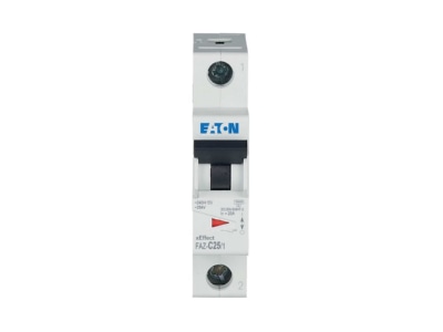 Product image Eaton FAZ C25 1 Miniature circuit breaker 1 p C25A
