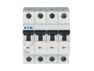 Product image 2 Eaton FAZ C25 4 Miniature circuit breaker 4 p C25A
