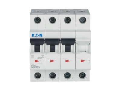 Product image 3 Eaton FAZ C32 3N Miniature circuit breaker 4 p C32A
