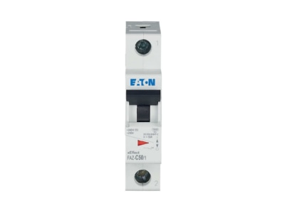 Product image Eaton FAZ C50 1 Miniature circuit breaker 1 p C50A
