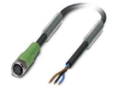 Product image 1 Phoenix SAC3P 5 0 PUR M8FS Sensor actuator patch cord 5m M8
