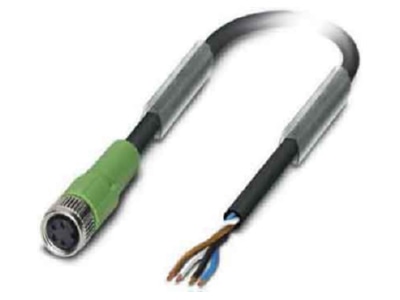 Product image 1 Phoenix SAC4P 3 0 PUR M8FS Sensor actuator patch cord 3m M8

