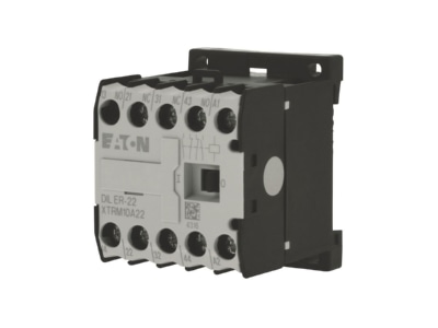 Product image view left Eaton DILER 22 230V50 60HZ  Auxiliary relay 230VAC 0VDC 2NC  2 NO DILER 22 230V50 60HZ
